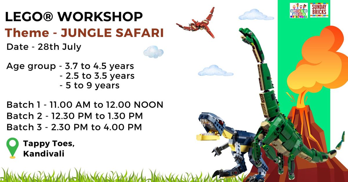 LEGO Jurassic World Workshop - Kandivali