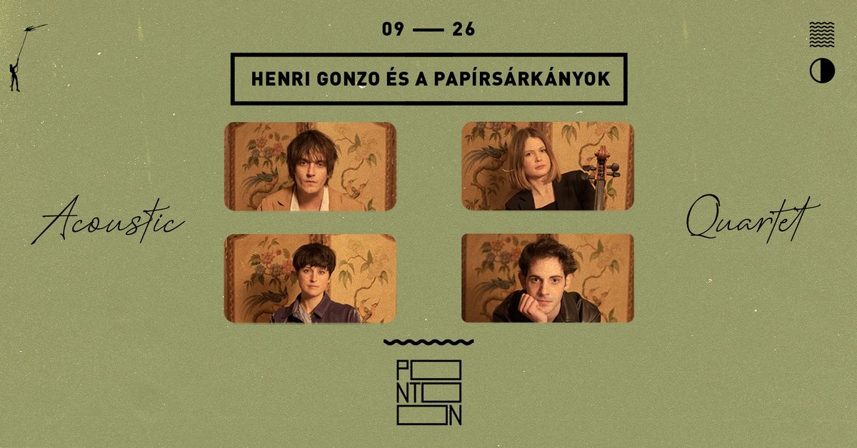 Pontoon: Henri Gonzo \u00e9s a Pap\u00edrs\u00e1rk\u00e1nyok QRT