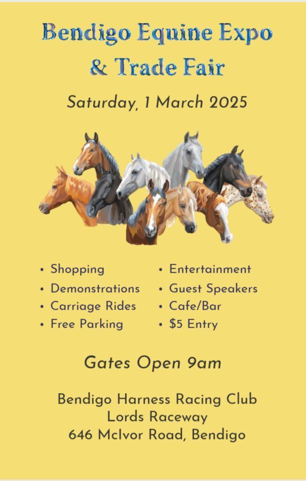 2025 Bendigo Equine Expo & Trade Fair 