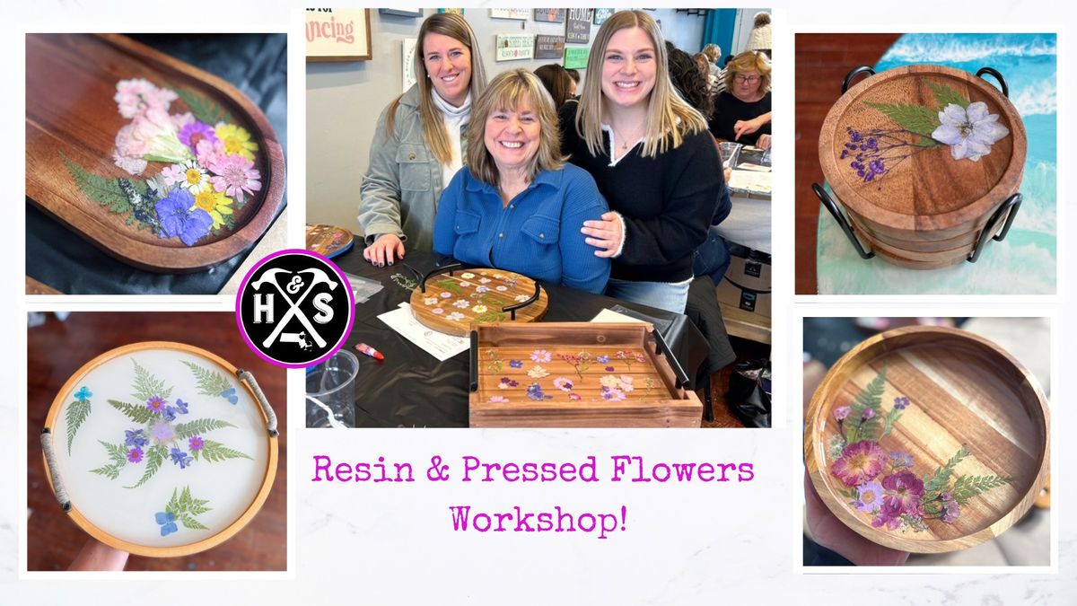 Resin & Wild Flowers Workshop!