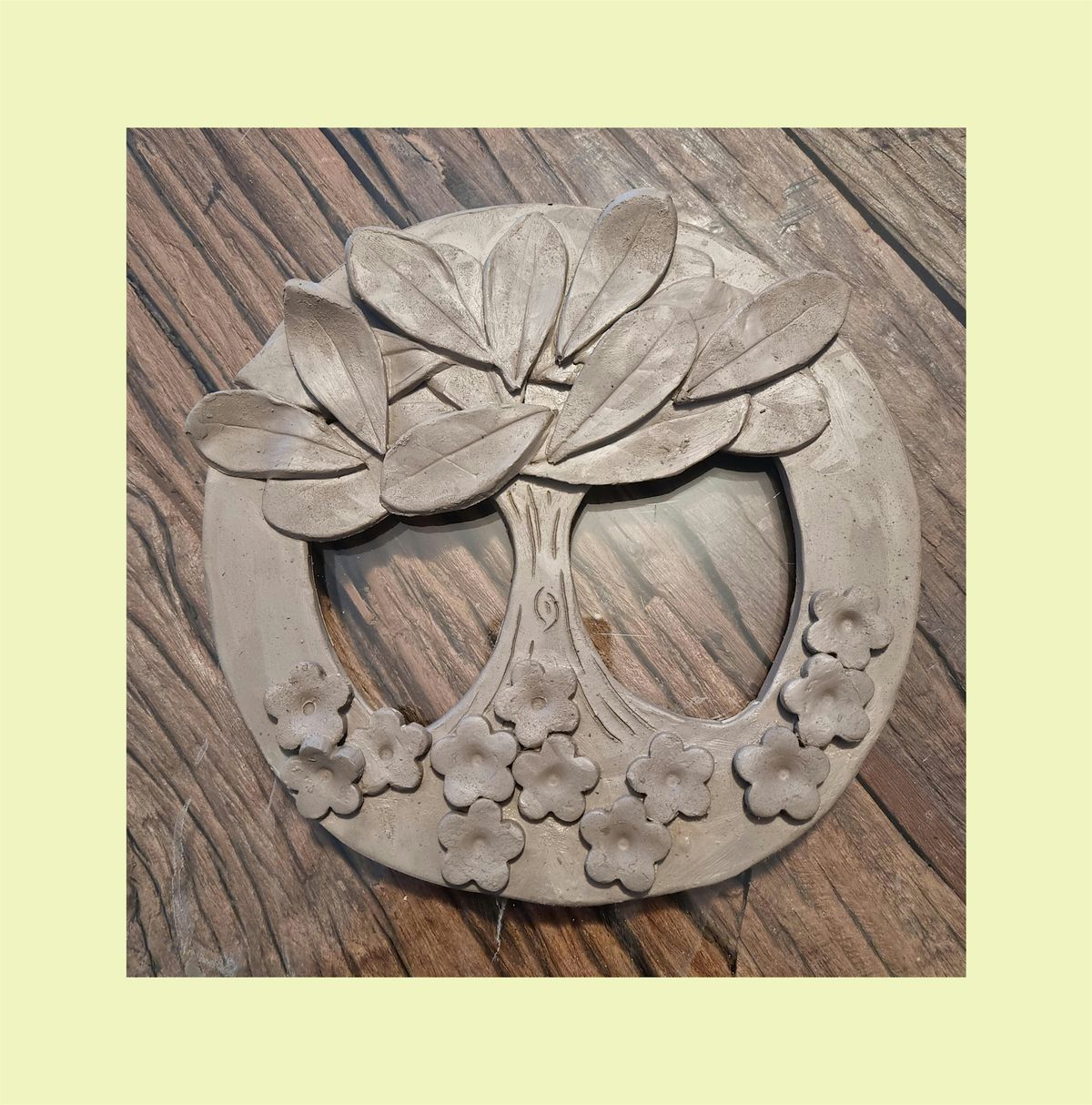 Ceramic Hand Building Workshop - Tree of Life plaque