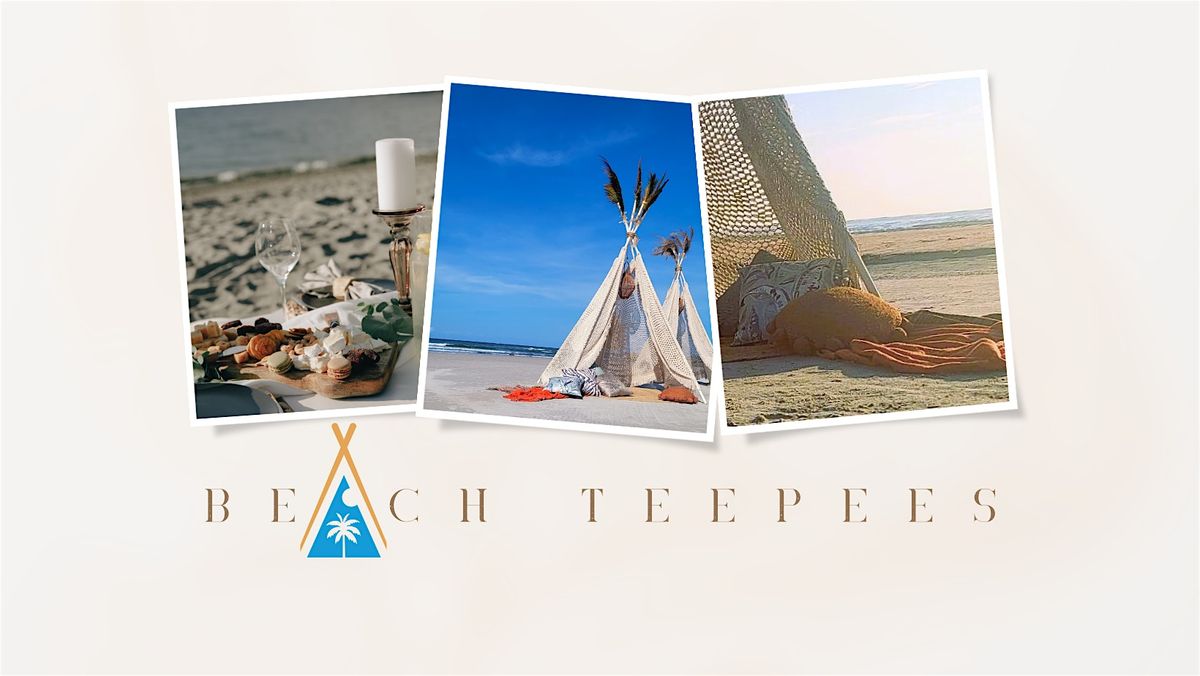Beach Teepees Couples Date Night! Dinner on Daytona Beach