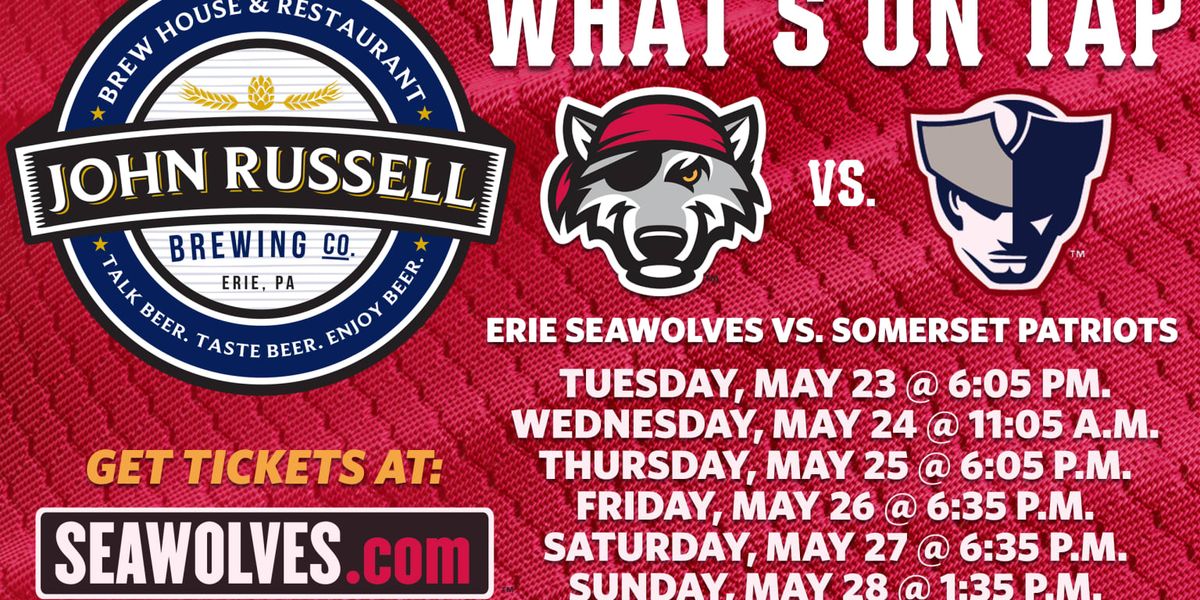 Erie Seawolves at Somerset Patriots at TD Bank Ballpark