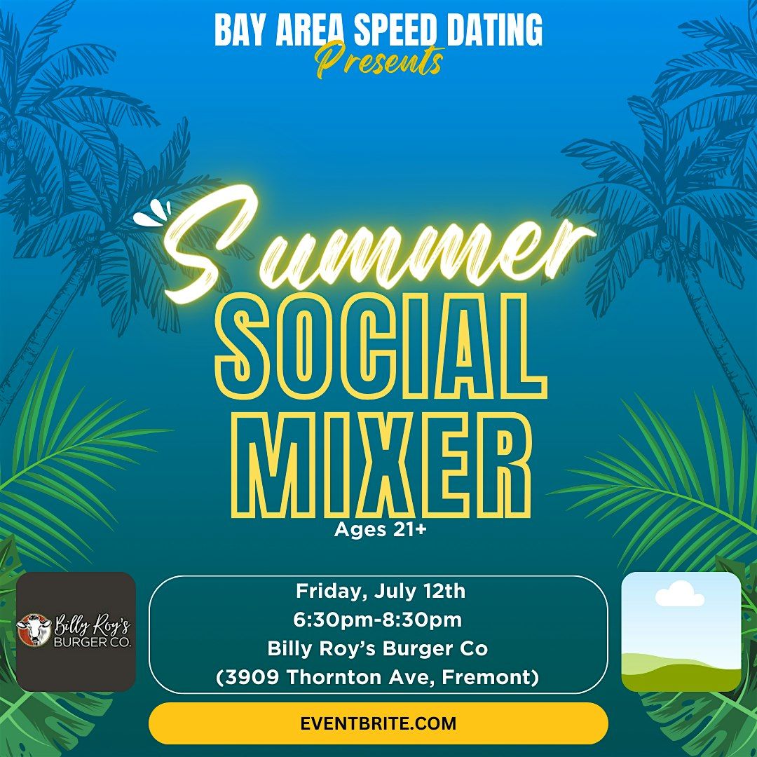 Summer Social Mixer in Fremont Ages 21+