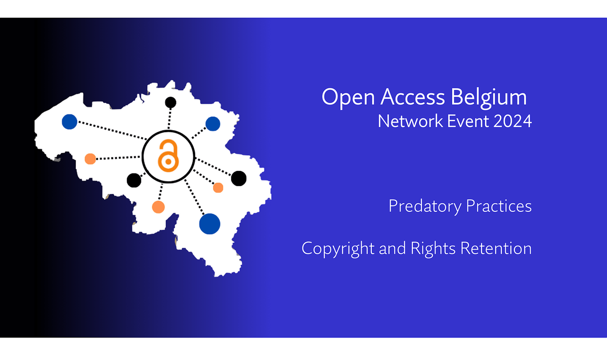 Belgian Open Access Network Event