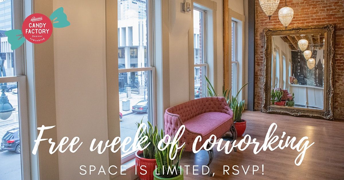 Free Week of Coworking at Candy Factory Coworking