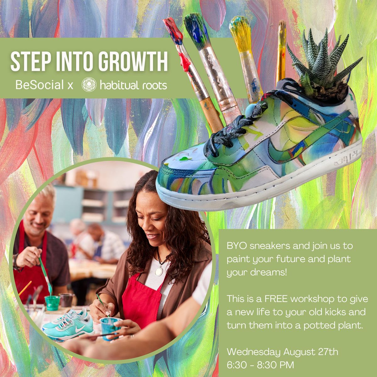 Step Into Growth - Shoe Painting & Planting Workshop