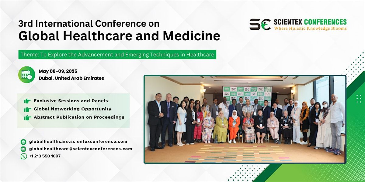 3rd International Conference on Global Healthcare