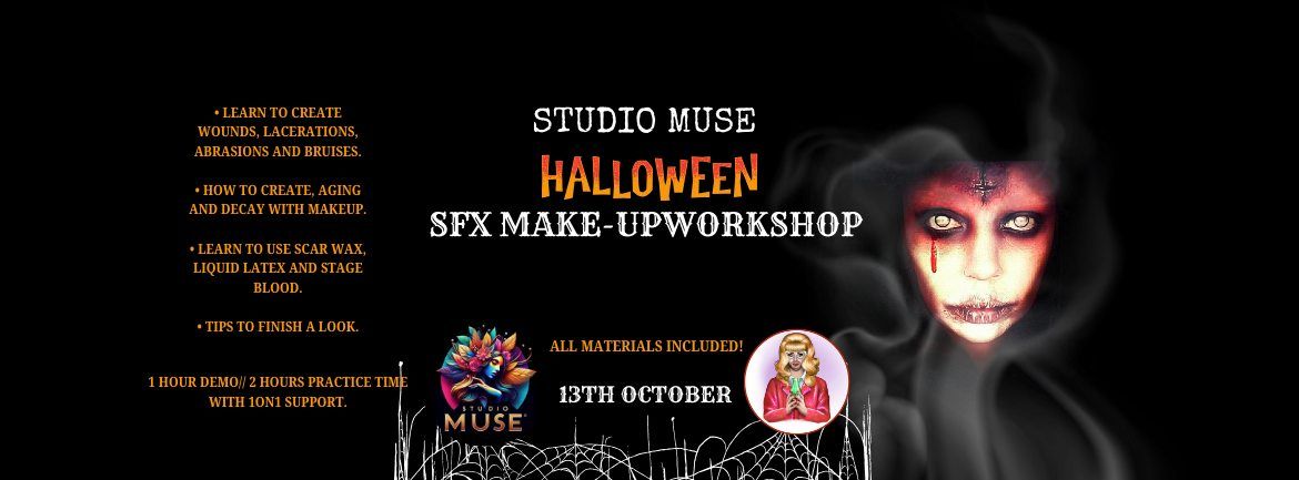 SFX Halloween makeup workshop with Studio Muse