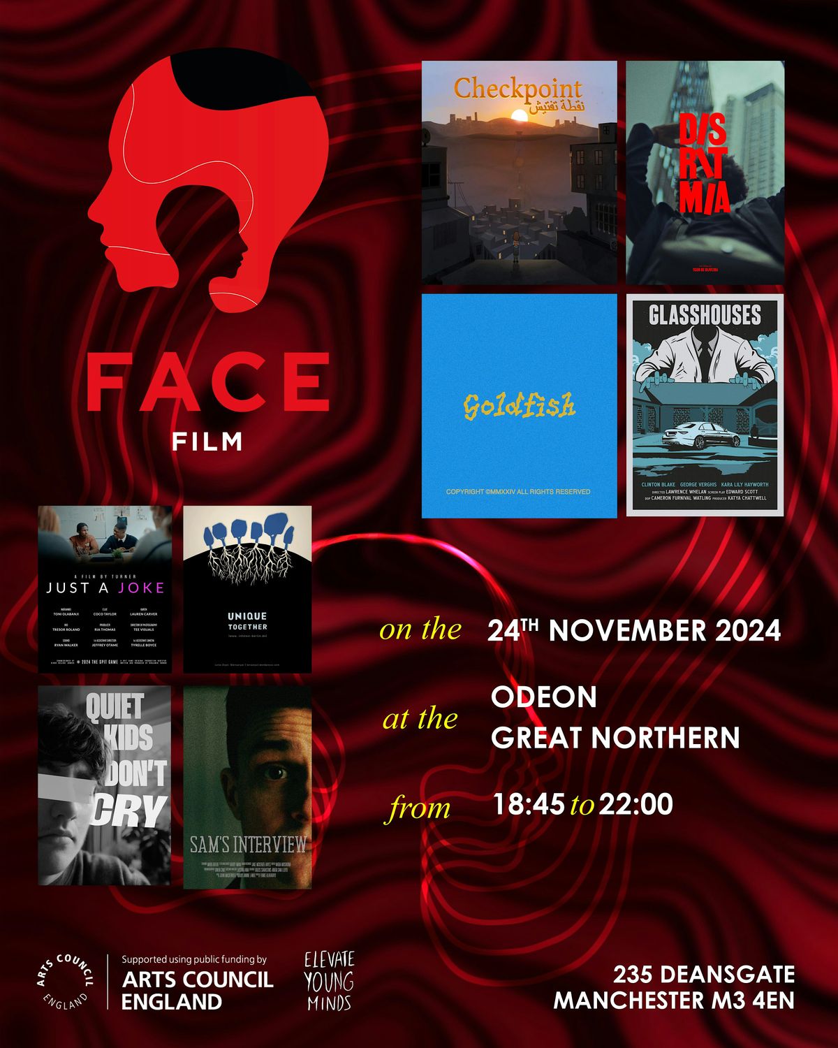 Face Film 2024 at  Odeon Great Northern Manchester