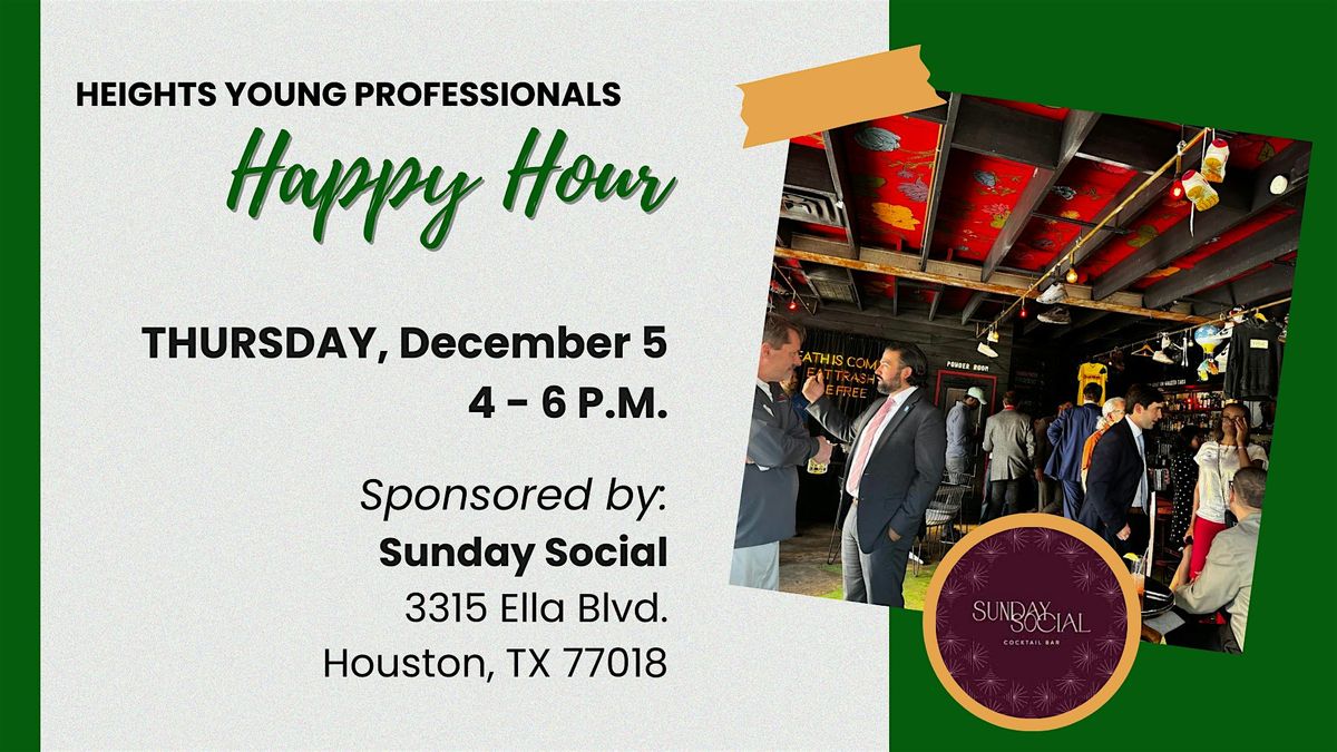 Heights Young Professionals Happy Hour