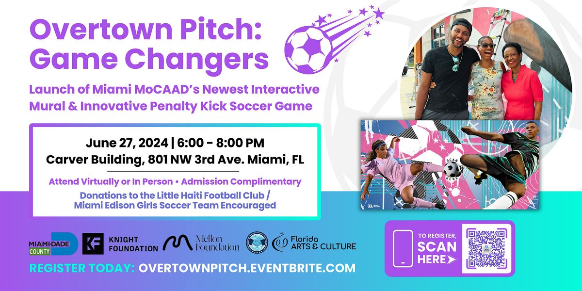 Launch of Miami MoCAAD's New Interactive Mural & Penalty Kick Soccer Game