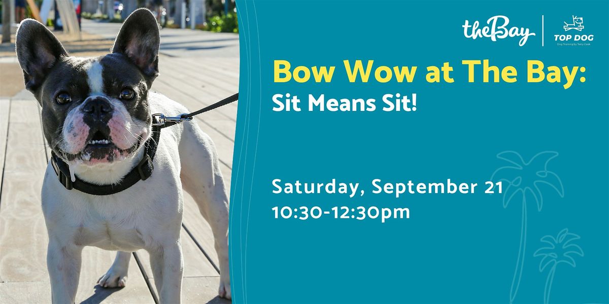 Bow Wow at The Bay: Sit Means Sit!