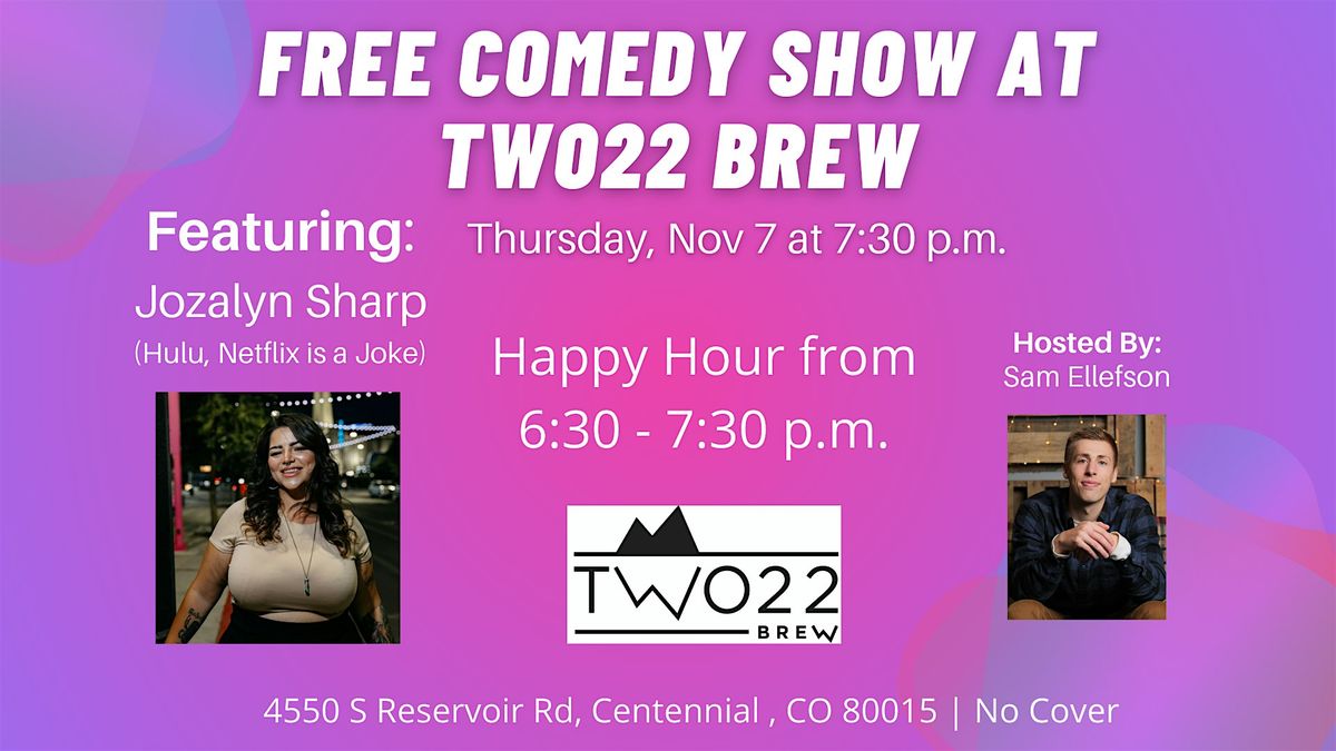 Free Comedy Show at Two22 Brew