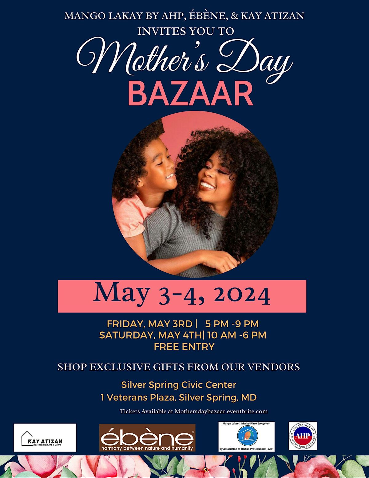 Mango Lakay by AHP, \u00c9b\u00e8ne, & Kay Atizan invite you to Mother's Day Bazaar