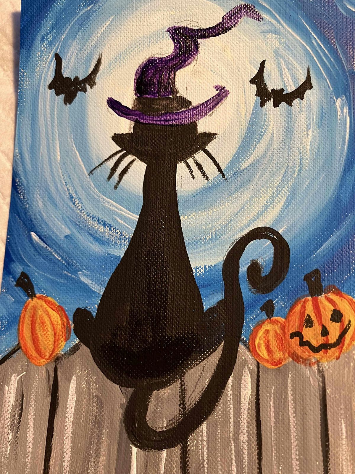 Halloween Virtual  Paint Class for Kids