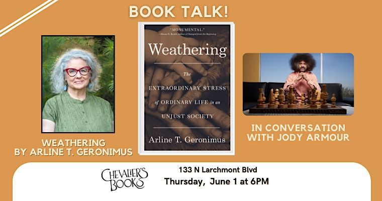 Book Talk! Arline T. Geronimus's WEATHERING