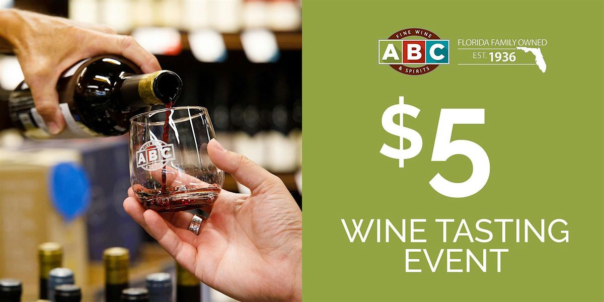 Destin $5 ABC Wine Tasting