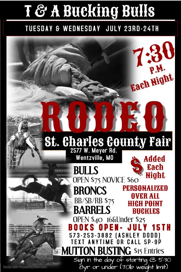 St. Charles County Fair Rodeo (Night2)