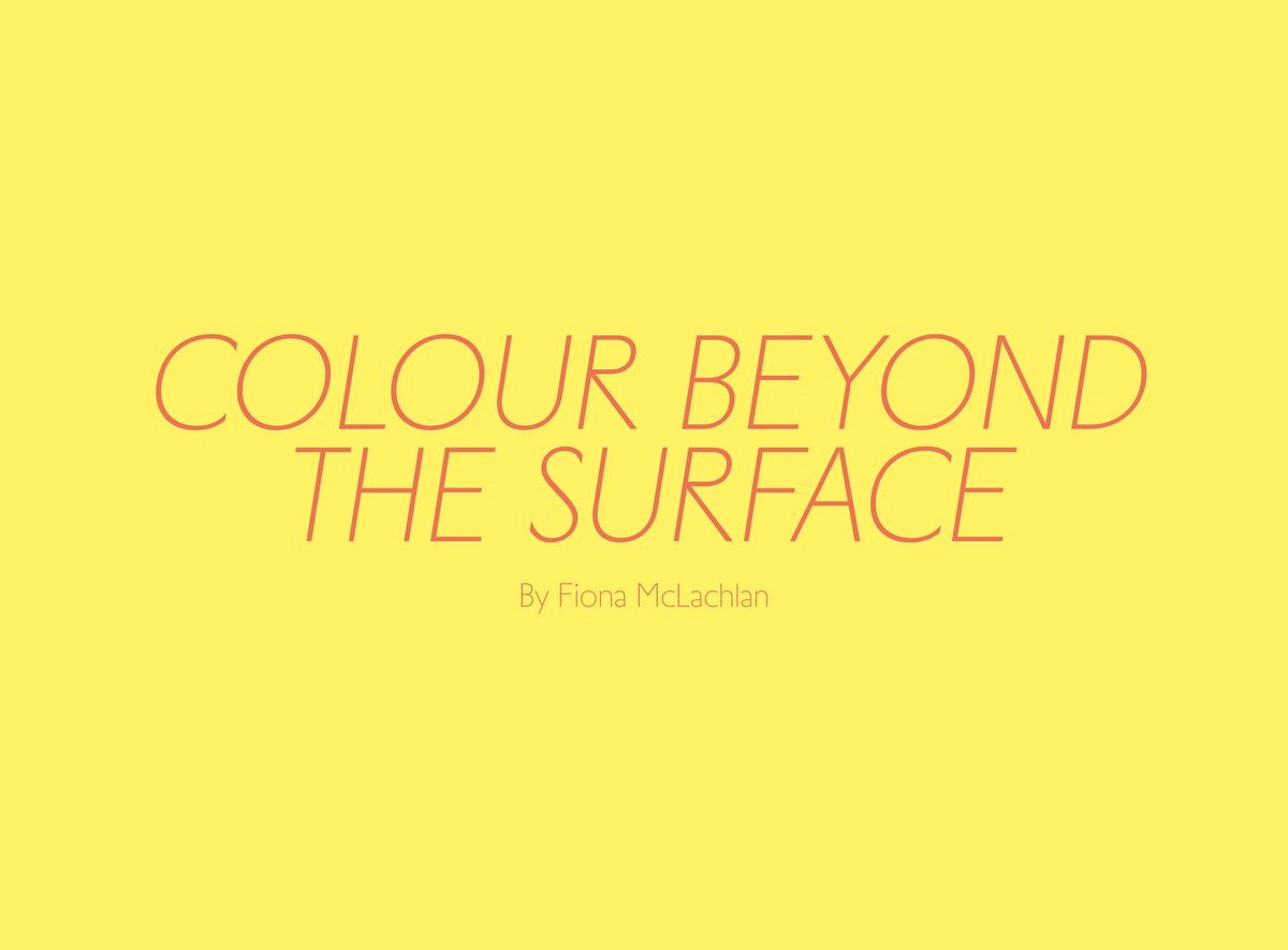 Colour Beyond the Surface: Art in Architecture Book Launch