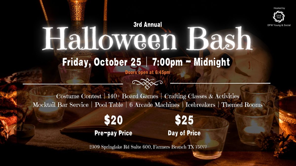 3rd Annual Halloween Bash