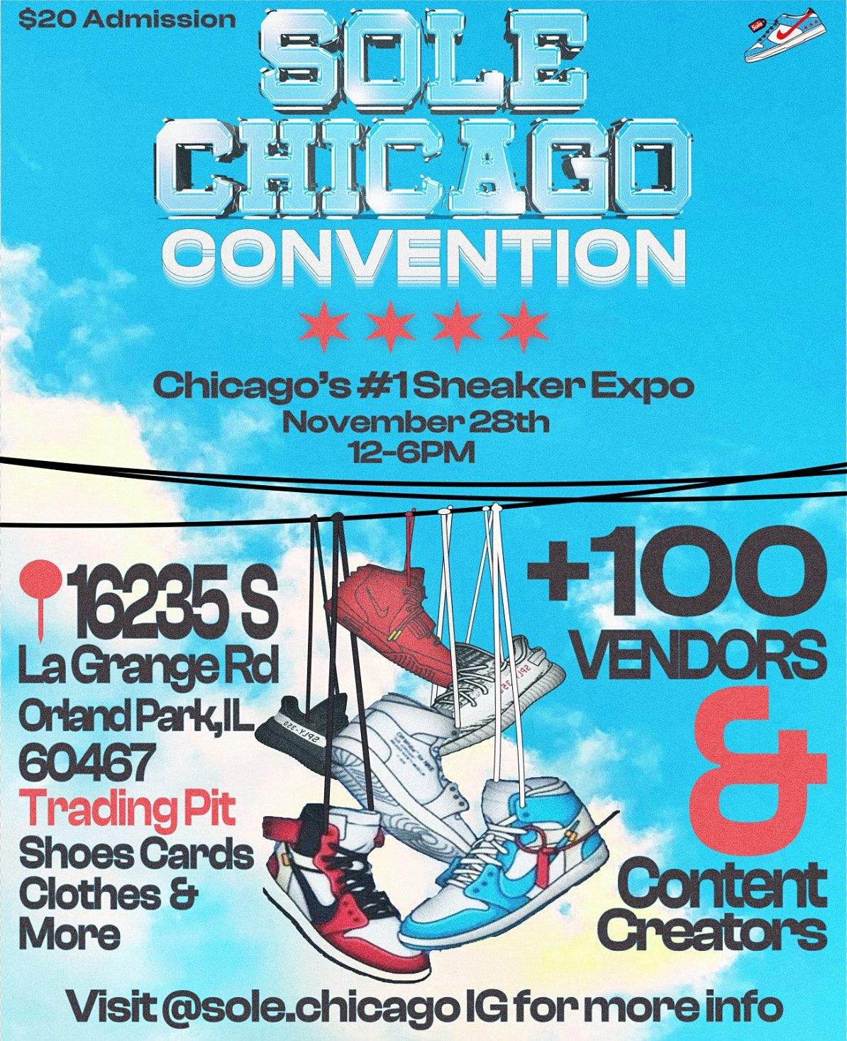 SOLE CHICAGO CONVENTION, 16235 South La Grange Road, Orland Park, 28