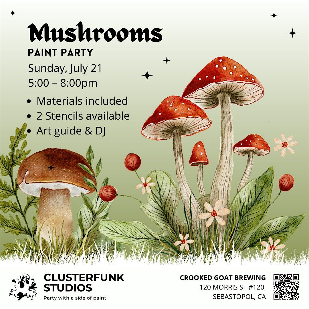 Mushroom Paint Party