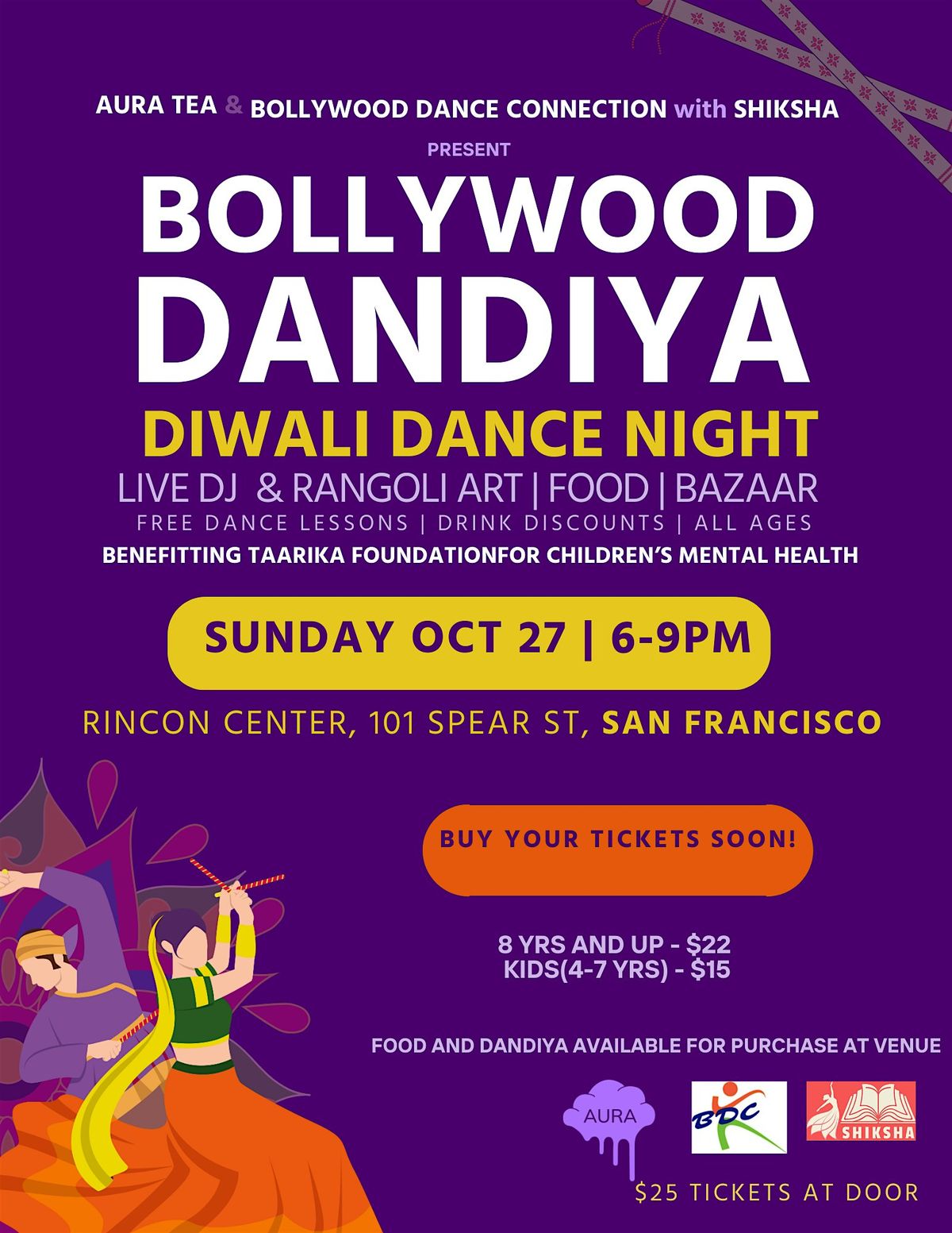 SF BOLLYWOOD DANDIYA Diwali Dance Night 2024