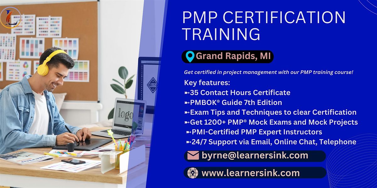 Confirmed 4 Day PMP Bootcamp In Grand Rapids, MI