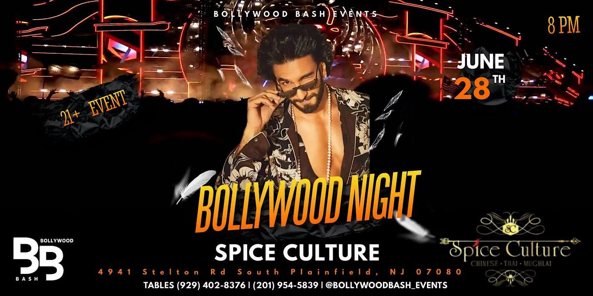 Bollywood Friday Night at Spice Culture in South Plainfield NJ