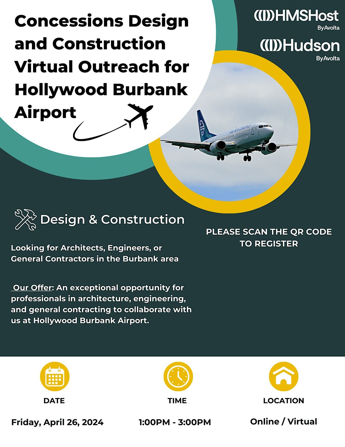 Concessions Design & Construction Virtual Outreach for BUR