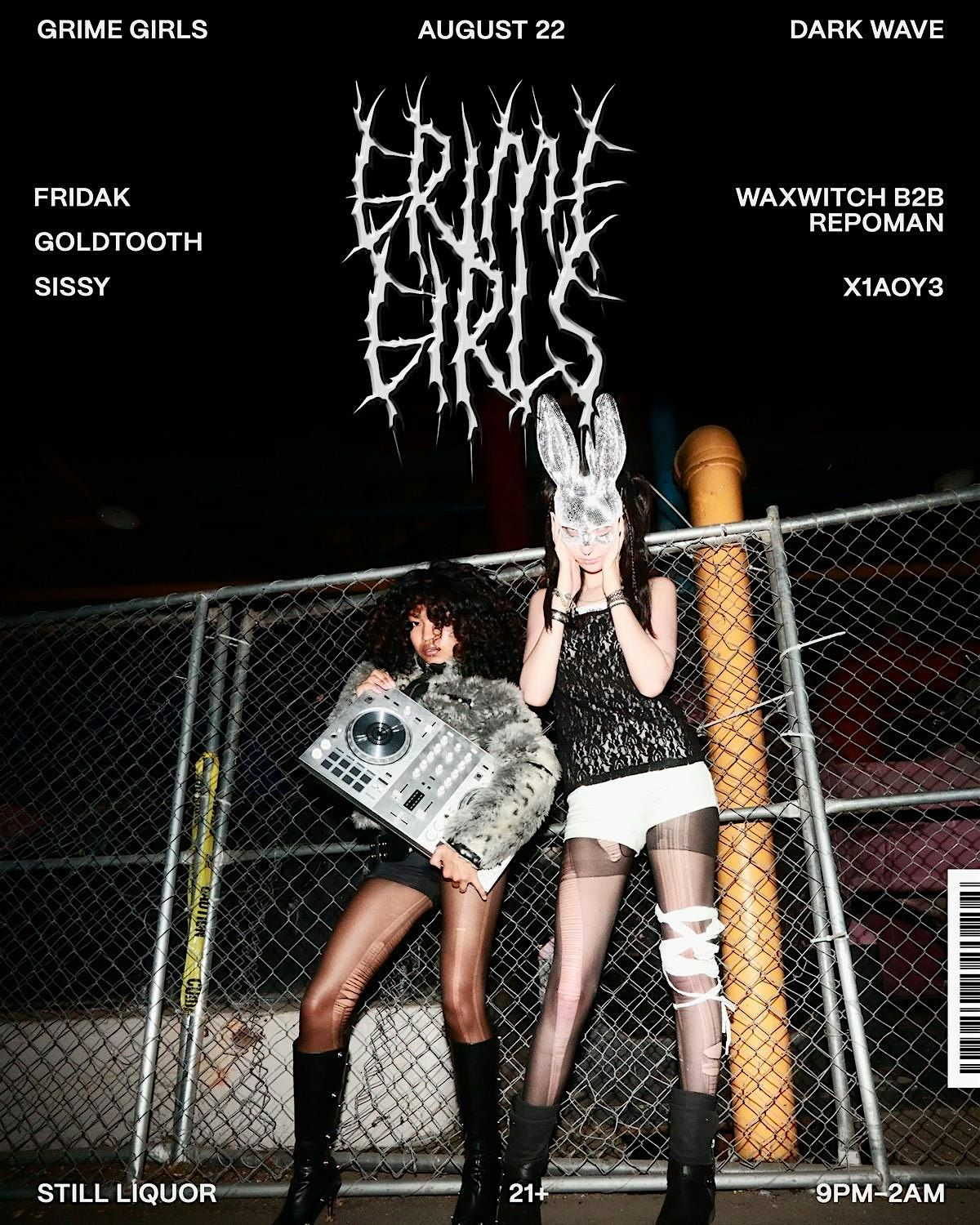 grime girls rave darkwave