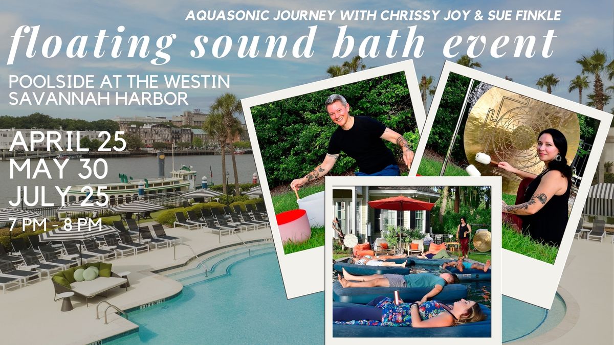AquaSonic Journey: Floating Sound Bath Series