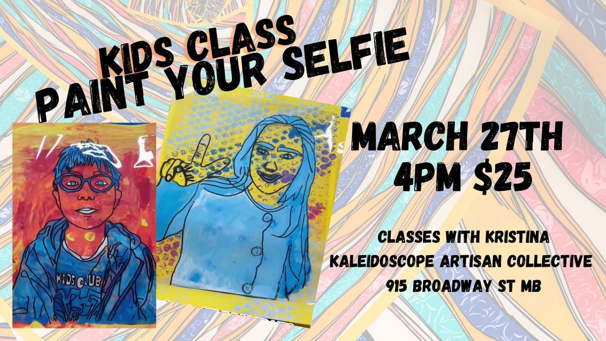 Kids Class Selfie Portraits 