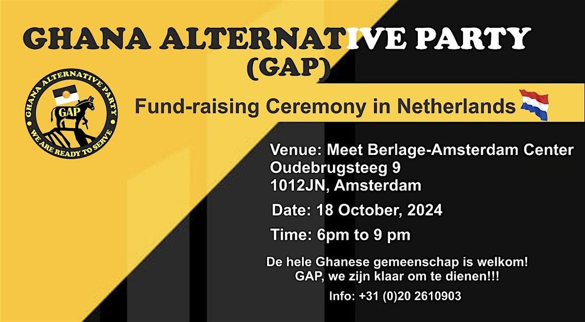 Ghana Alternative Party fundraising ceremony in Netherlands