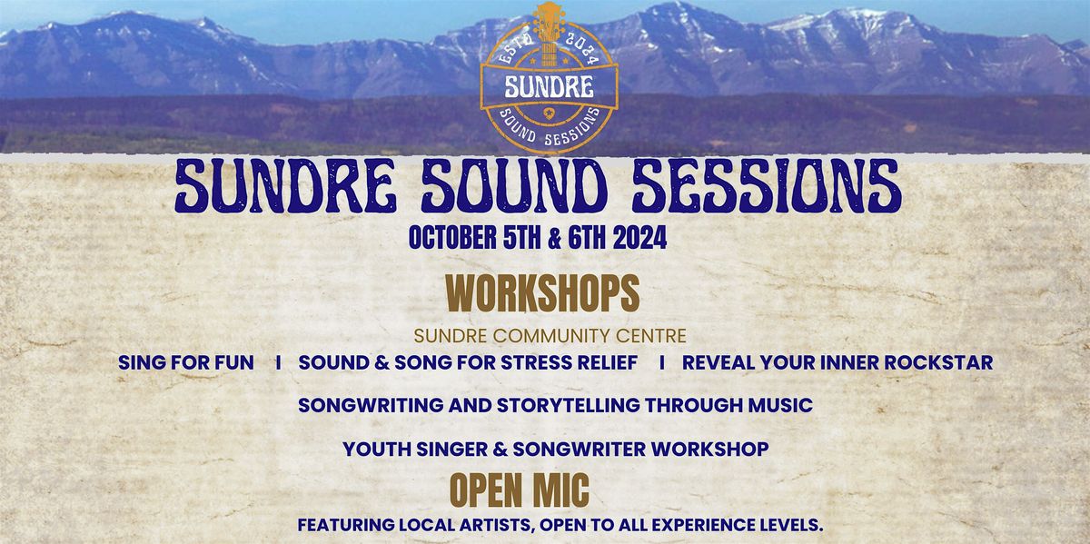 Sundre Sound Sessions - Paid Passes