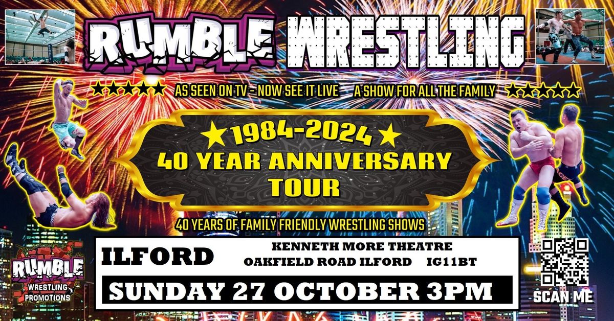 Rumble Wrestling 40 year Anniversary Tour Comes to Ilford