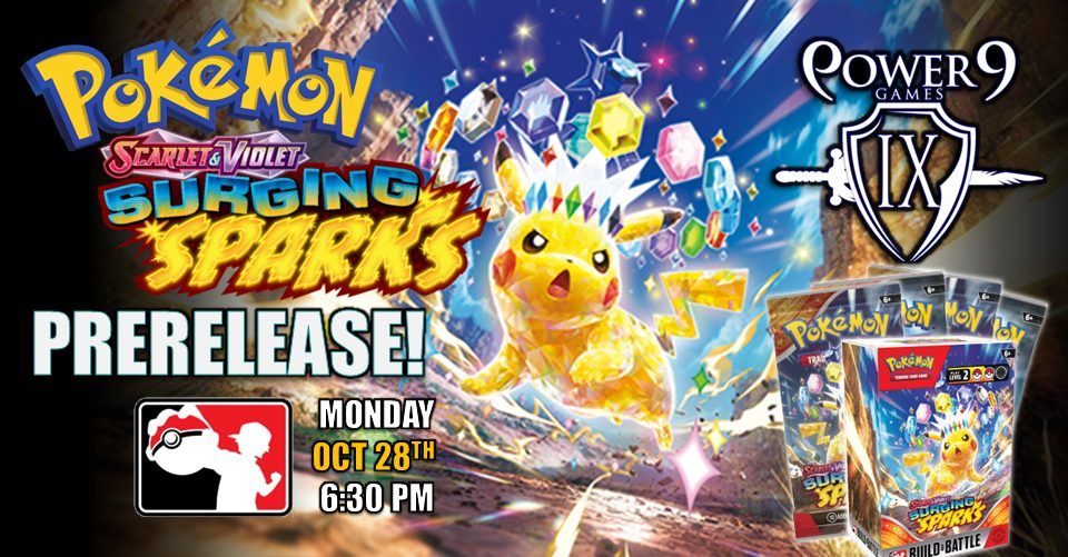 Pokemon: Surging Sparks Prerelease