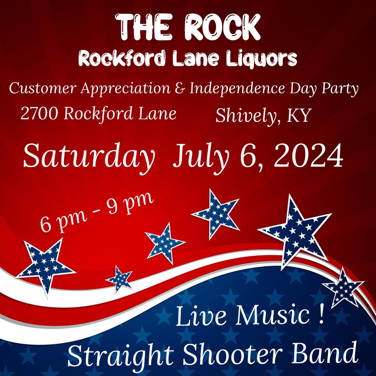 Straight Shooter Band At The ROCK \ud83d\ude0e Rockford Lane Liquors