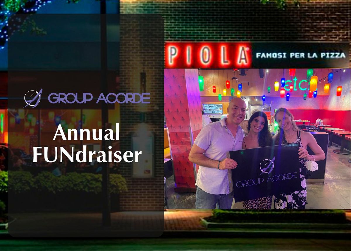 Group Acorde's Annual FUNdraiser!