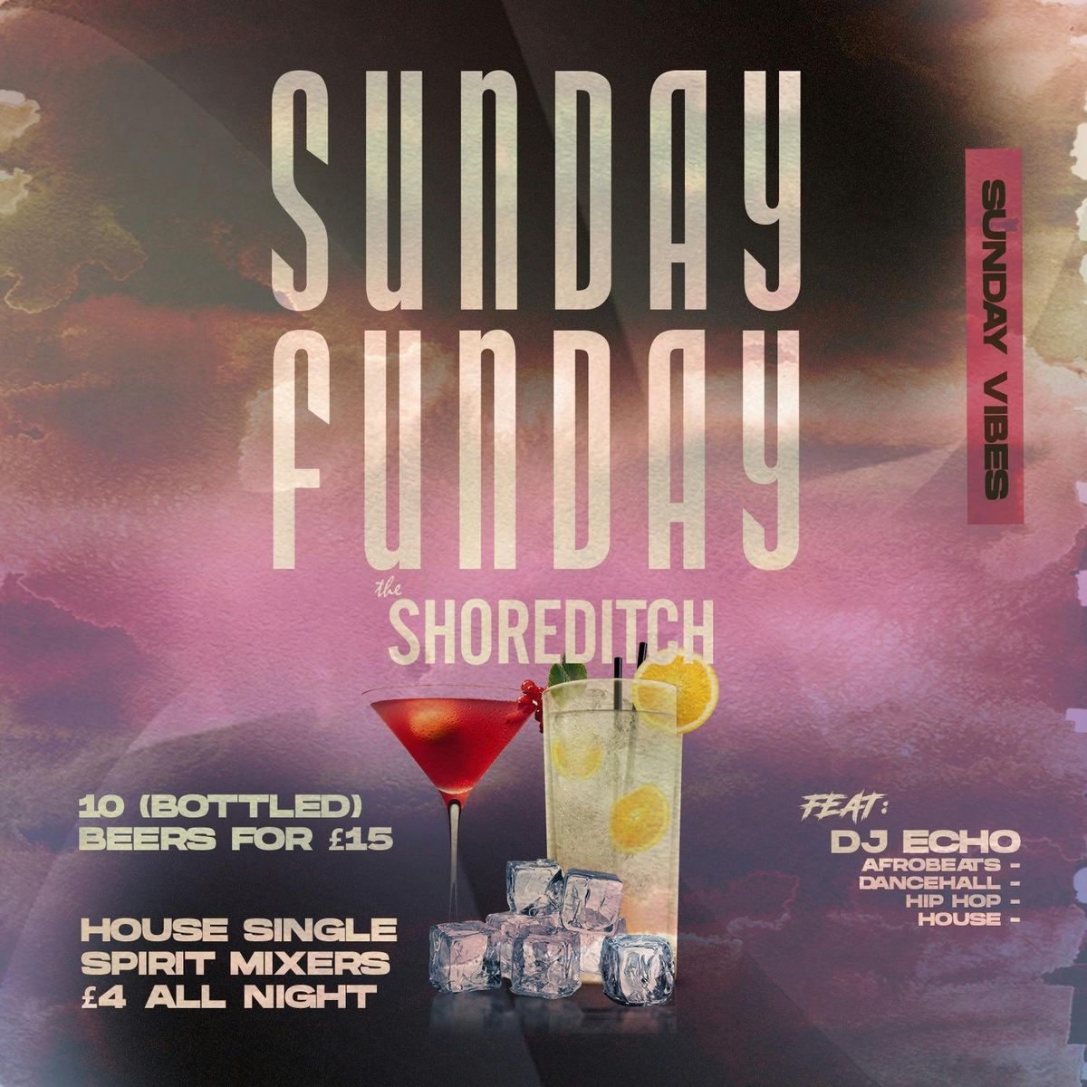 SUNDAY FUNDAY - Sunday 24th August 2025 @ The Shoreditch Bar