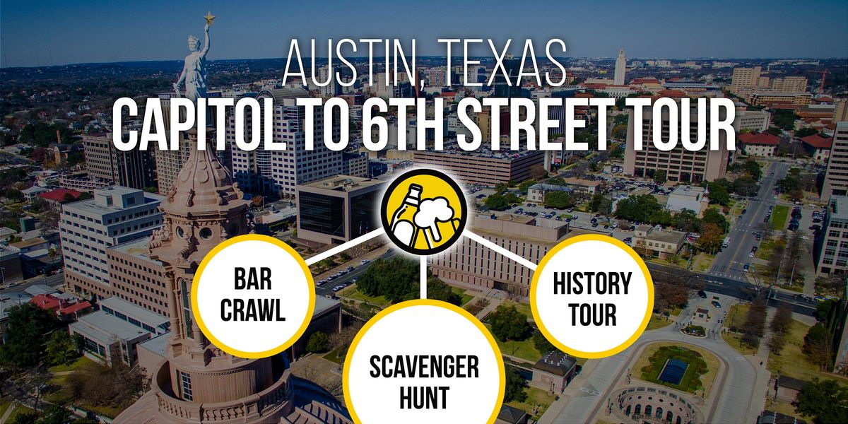 Austin Bar Crawl and Sixth Street Walking Tour \u2013 Bar Trivia, On The Go!