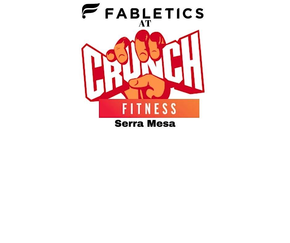 Free Bootcamp class at Crunch Fitness, Serra with Fabletics San Diego!
