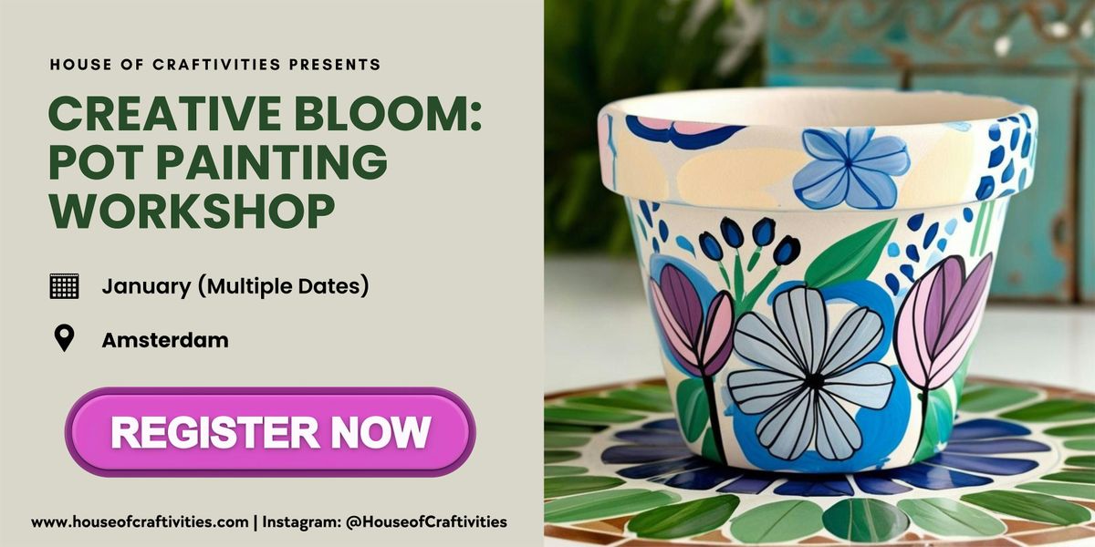 Creative Bloom Pot Painting Workshop
