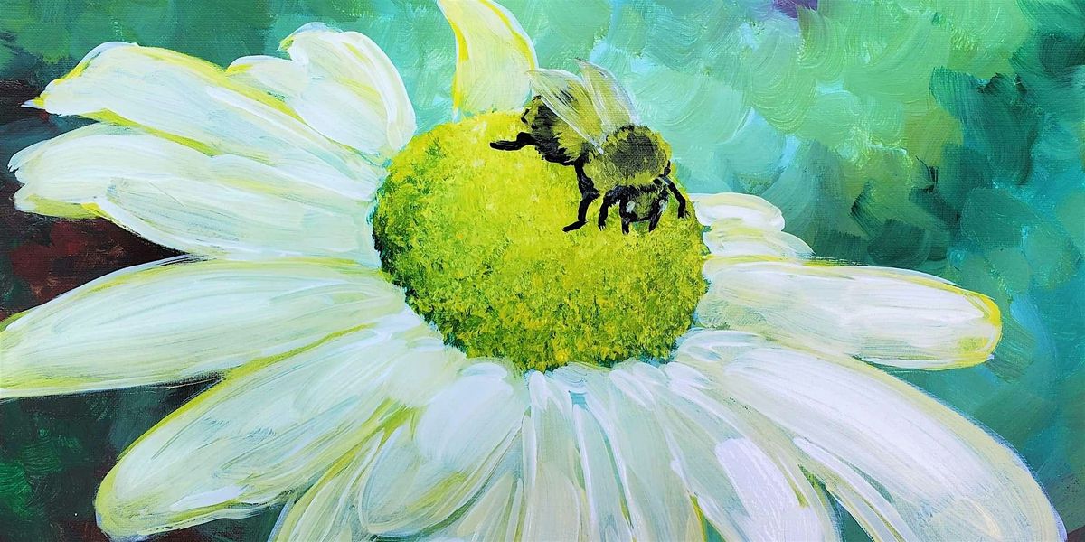 Bee-utiful Daisy - Paint and Sip by Classpop!\u2122