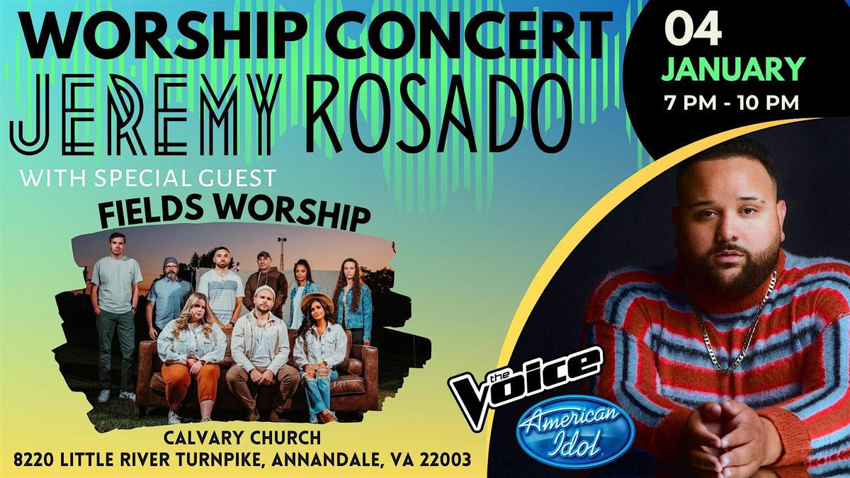 Jeremy Rosado - LIVE - Worship Night (w\/ guest Fields Worship)