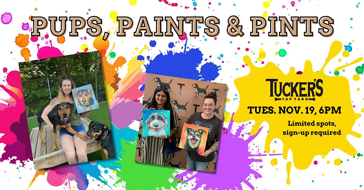 Paint Your Pet at Tucker's Tap Yard with StudioSRV