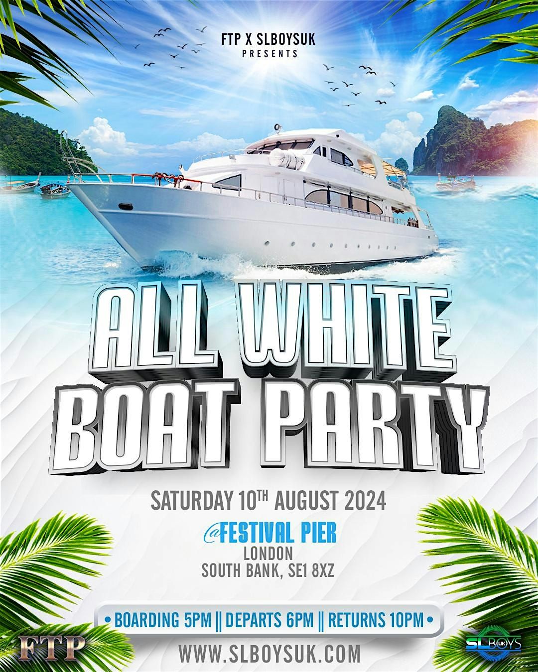 ALL WHITE BOAT PARTY