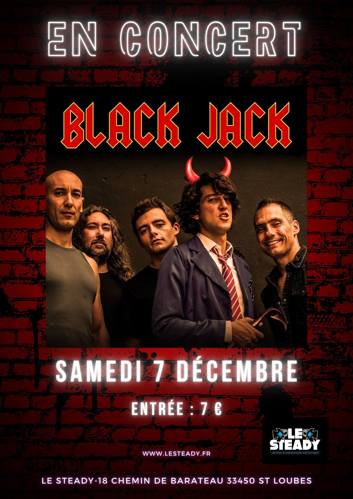 CONCERT AVEC "BLACK JACK" (AC\/DC TRIBUTE)