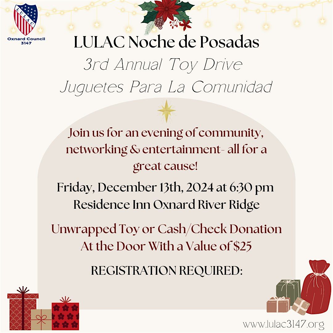 LULAC 3147's 3rd Annual Holiday Toy Drive